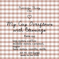 My Cup Overflows with Blessings Candle