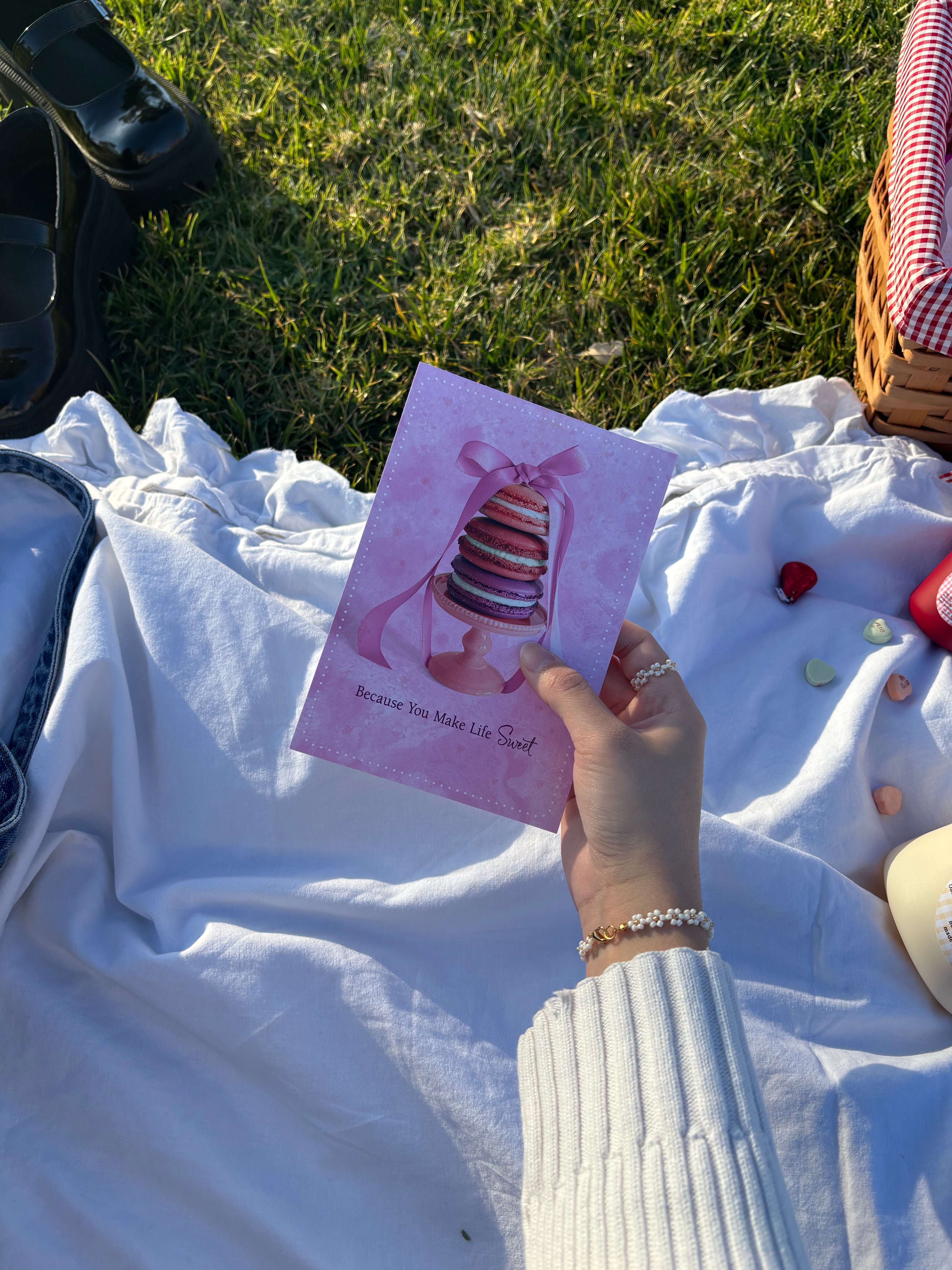 Daisy Beaded Bracelet